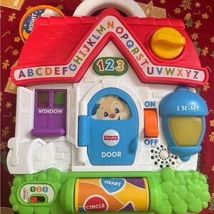 Fisher-Price Laugh & Learn Puppy's Busy Activity Home Smart Stages ABC Working